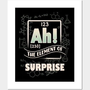 Ah! the element of surprise Posters and Art